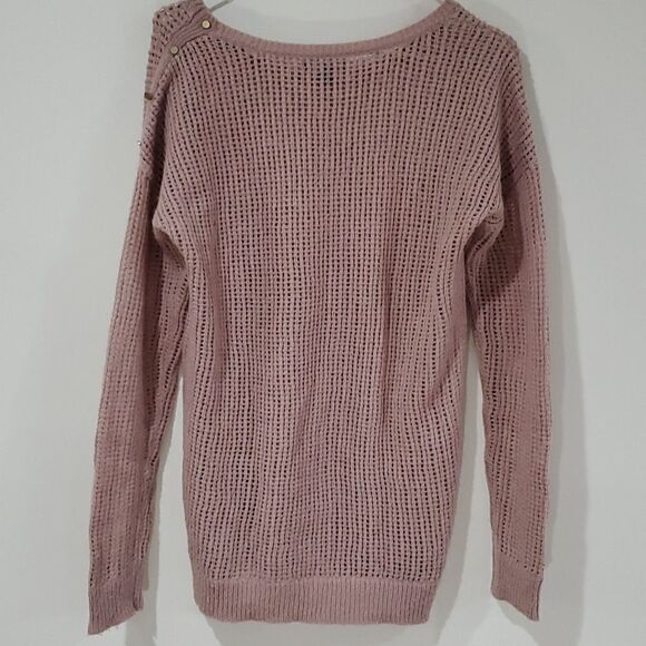 GAP salmon pink embellished knit sweater - Picture 4 of 7